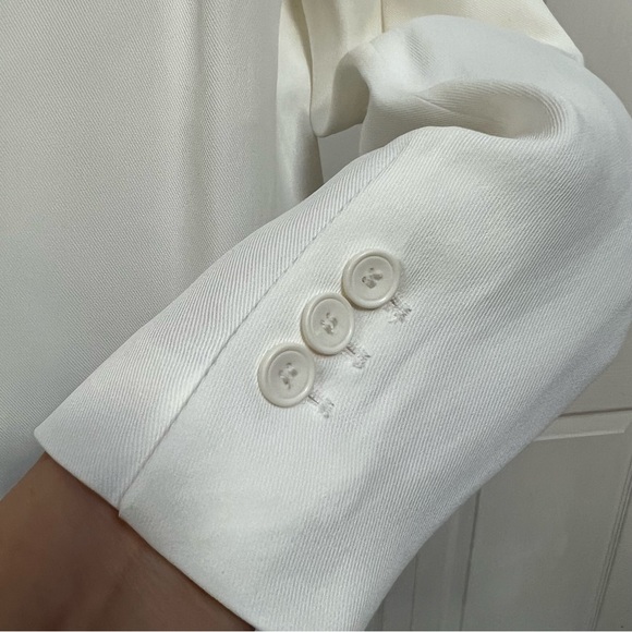 COPY - Zara Limited Edition Oyster White Flowing Blazer Size XS 8344 583 251 - Picture 11 of 15